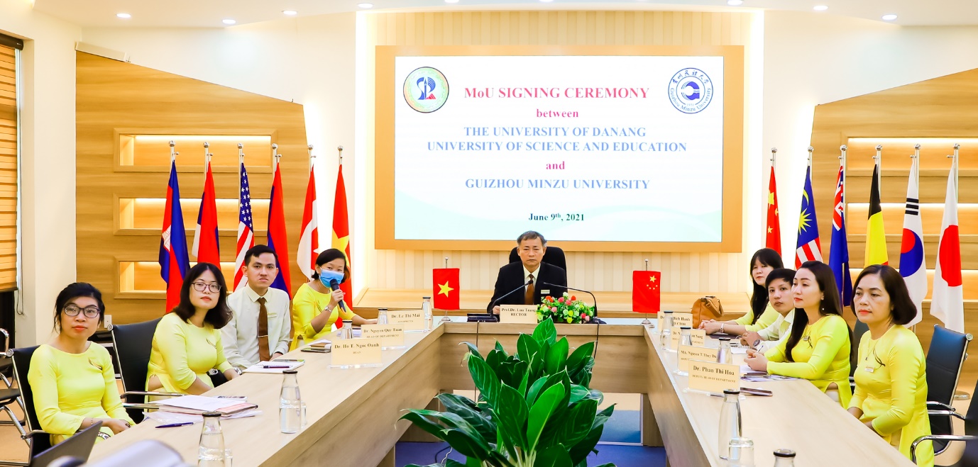 MoU Signing Ceremony between The University of Danang – University of Science and Education and Guizhou Minzu University (P.R.China)